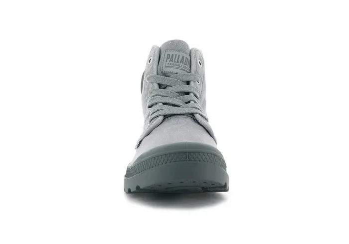 Men Palladium Boots Pampa Hi Gray Flannel