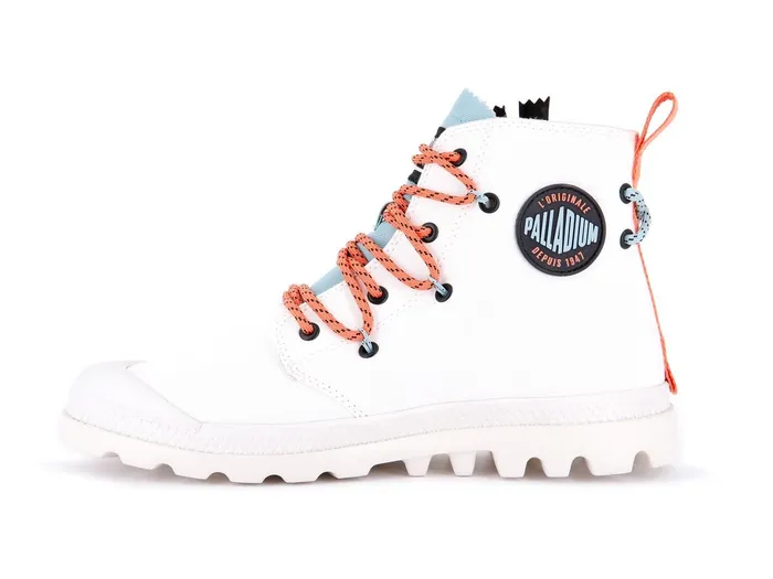 Men Palladium Boots Pampa Lite Lace It Star White