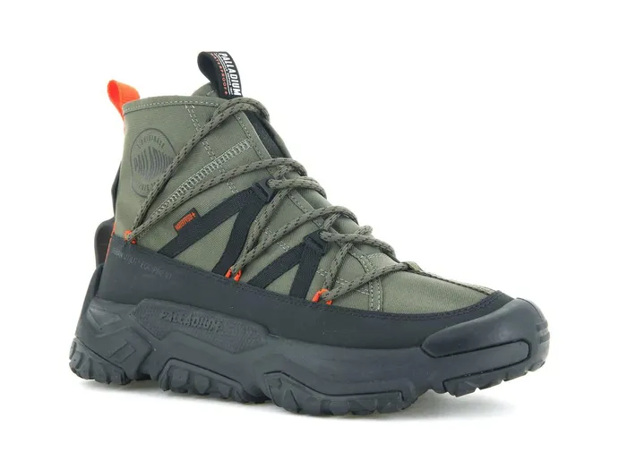 Men Palladium Sneakers OffGrid Cross Wp Olive Night