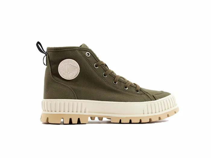 Men Palladium Sneakers Pallashock Organic 2 Olive Night