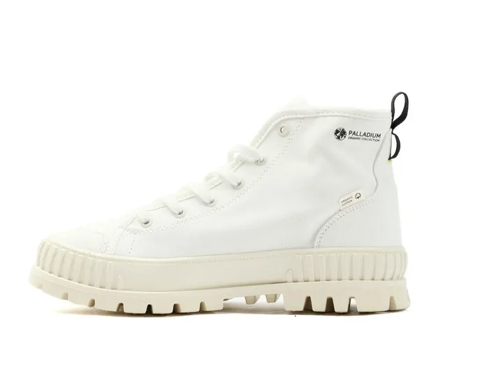 Men Palladium Sneakers Pallashock Organic 2 Star White