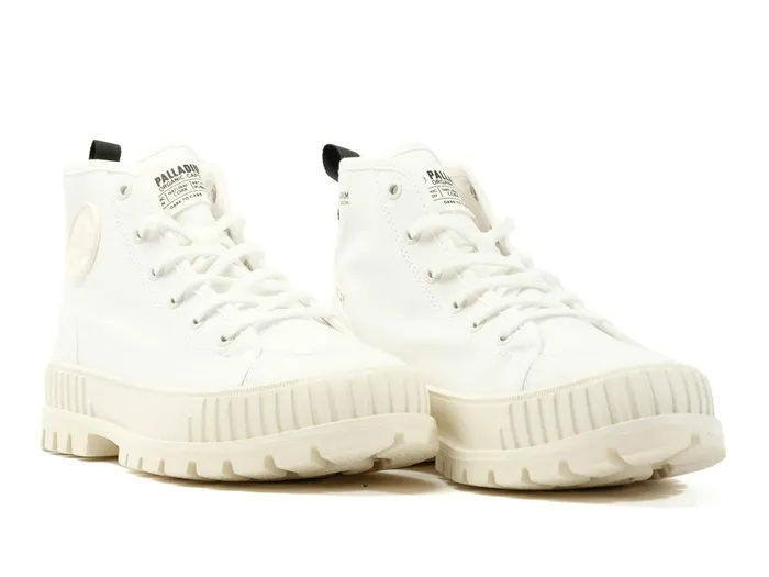 Men Palladium Sneakers Pallashock Organic 2 Star White