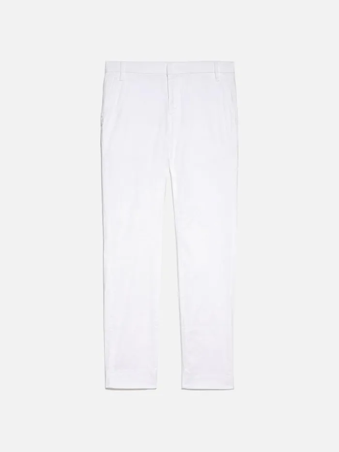 Men Pants and Shorts FRAME Slim Chino 8212 White Canvas