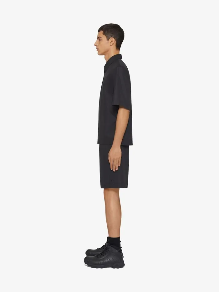 Men Pants and Shorts Givenchy Bermuda Shorts With 4G Detail Black