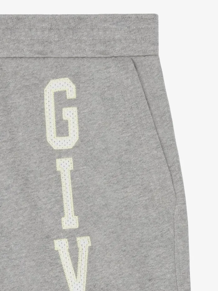 Men Pants and Shorts Givenchy GIVENCHY College Bermuda Shorts In Fleece Light Grey Melange