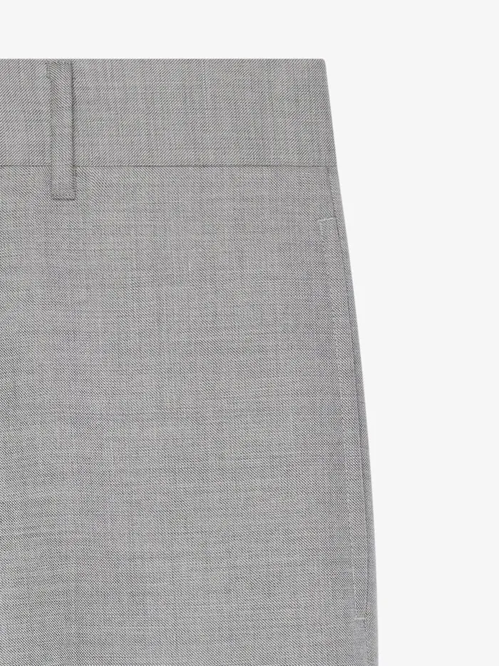 Men Pants and Shorts Givenchy Tailored Pants In Wool Greywhite