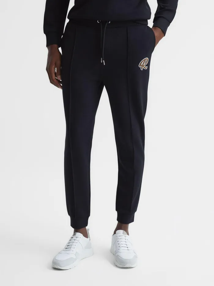 Men Premier R Casual Lounge Joggers Navy Reiss Trousers