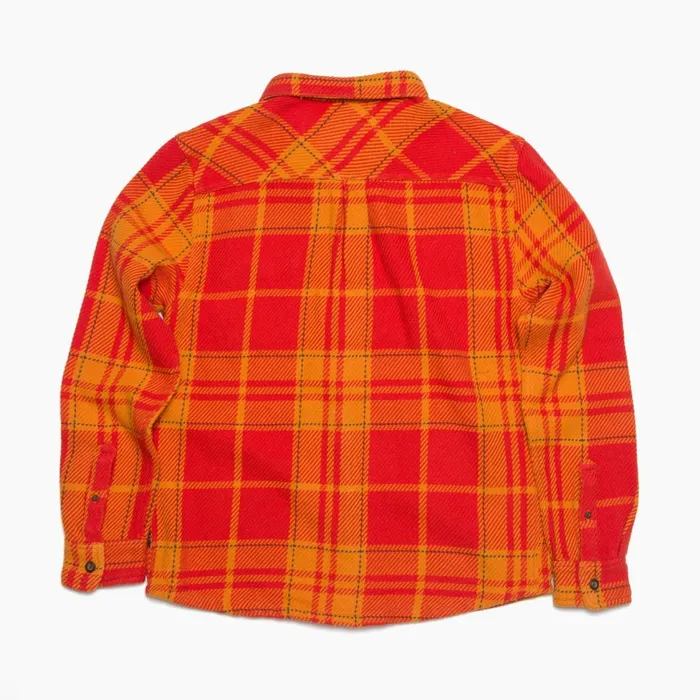 Men Reef Outerwear Orson Long Sleeve Woven Shirt Chili Men Reef Outerwear Orson Long Sleeve Woven Shirt Chili