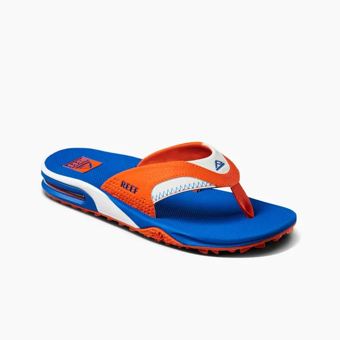 Men Reef Sandals Fanning Pregame Orangeblue