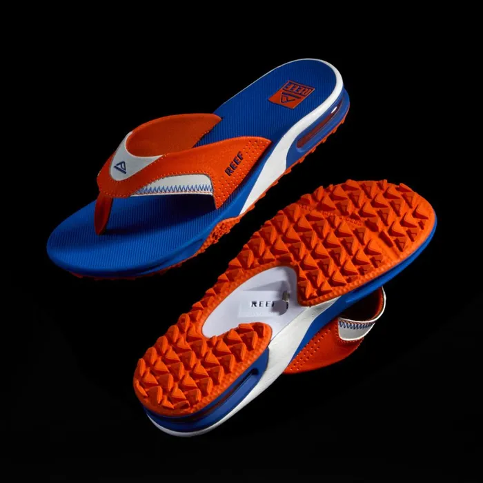 Men Reef Sandals Fanning Pregame Orangeblue
