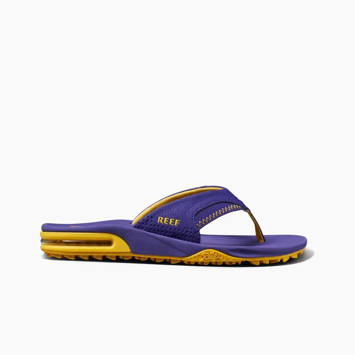 Men Reef Sandals Fanning Pregame Purplegold