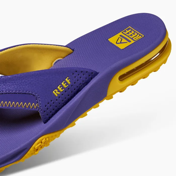 Men Reef Sandals Fanning Pregame Purplegold