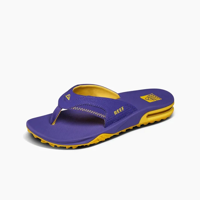 Men Reef Sandals Fanning Pregame Purplegold