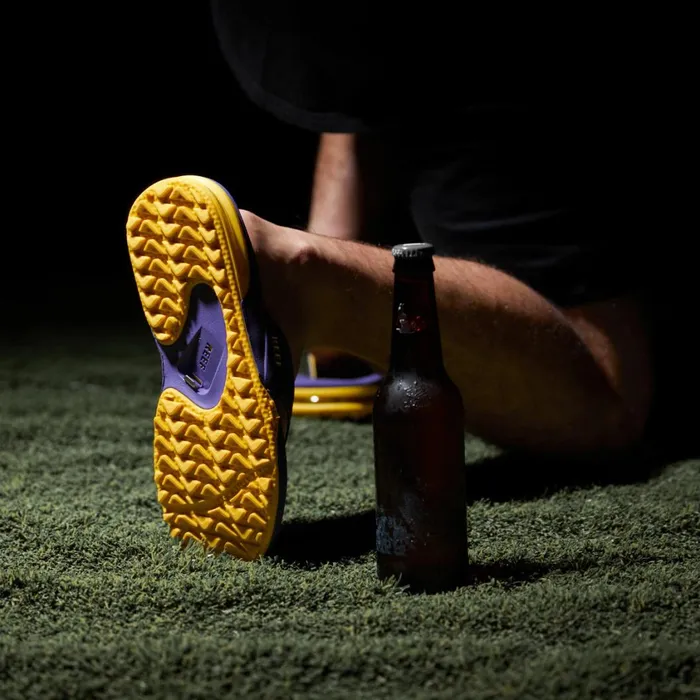 Men Reef Sandals Fanning Pregame Purplegold