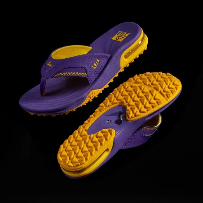 Men Reef Sandals Fanning Pregame Purplegold