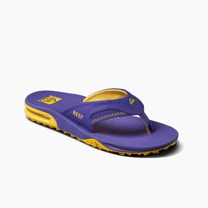 Men Reef Sandals Fanning Pregame Purplegold