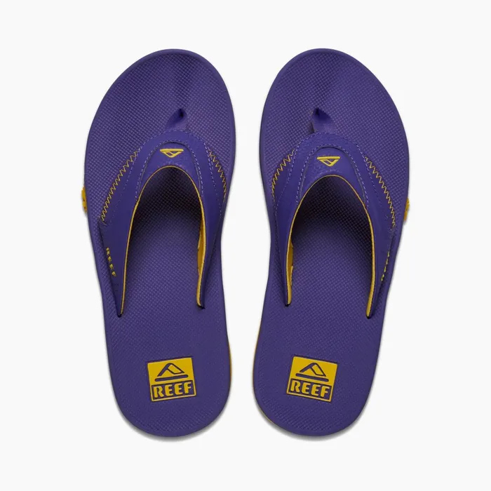 Men Reef Sandals Fanning Pregame Purplegold