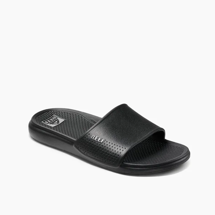 Men Reef Sandals Oasis Slide Black Men Reef Sandals Oasis Slide Black