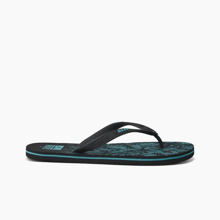 Men Reef Sandals Seaside Prints Aquifier Palm