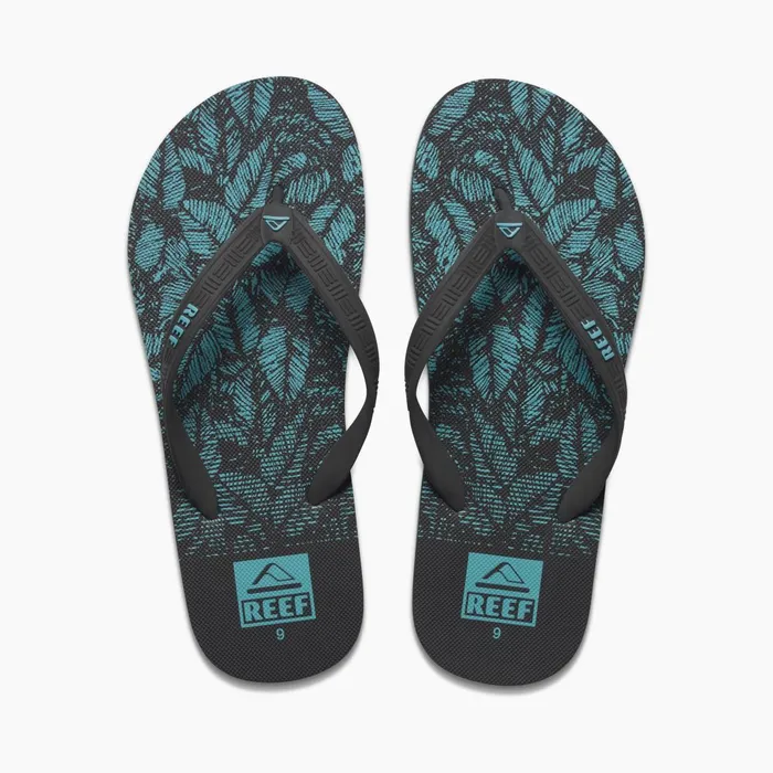 Men Reef Sandals Seaside Prints Aquifier Palm Men Reef Sandals Seaside Prints Aquifier Palm