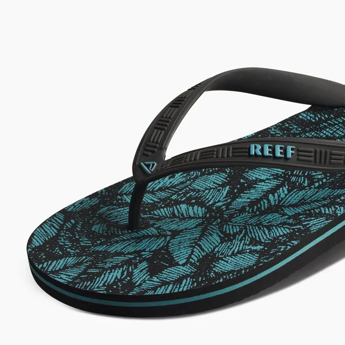 Men Reef Sandals Seaside Prints Aquifier Palm Men Reef Sandals Seaside Prints Aquifier Palm