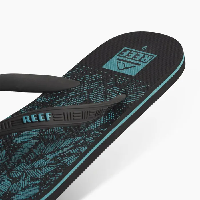 Men Reef Sandals Seaside Prints Aquifier Palm Men Reef Sandals Seaside Prints Aquifier Palm