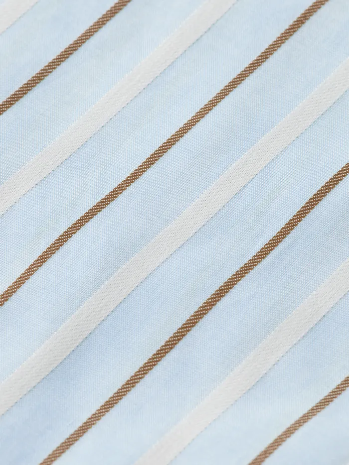 Men Regular Fit Dobby Stripe Shirt Pitch Green Pinstripe Scotch and Soda Shirts Men Regular Fit Dobby Stripe Shirt Pitch Green Pinstripe Scotch and Soda Shirts