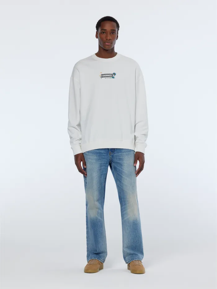 Men Relaxed Fit Artwork Sweatshirt Swan Scotch and Soda Sweatshirts and Hoodies