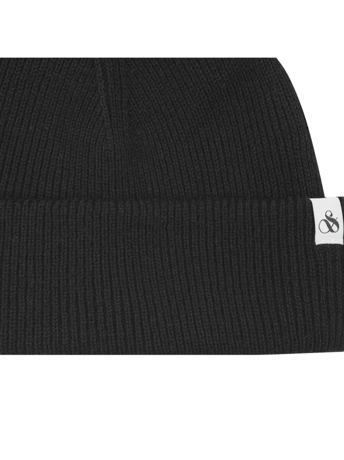 Men SandS CAPTAIN CUFF BEANIE Black Scotch and Soda Hats Scarves and Gloves