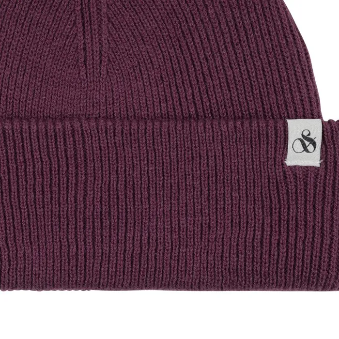 Men SandS CAPTAIN CUFF BEANIE Black Scotch and Soda Hats Scarves and Gloves
