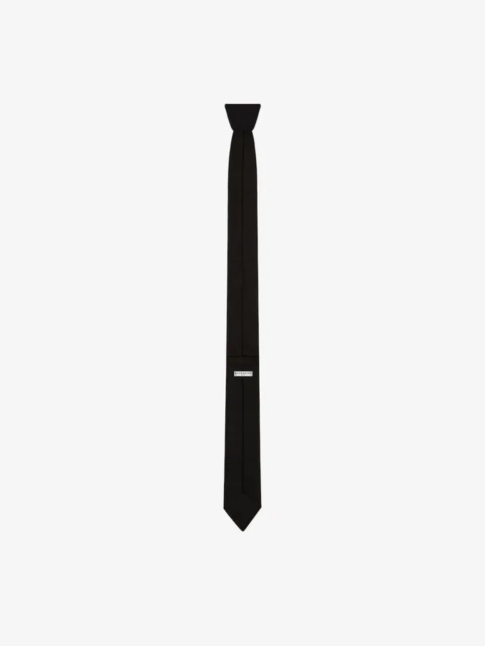 Men Scarves and Ties Givenchy 4G Tie In Silk Black Men Scarves and Ties Givenchy 4G Tie In Silk Black