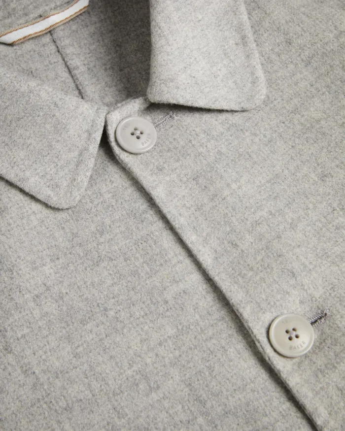 Men SHARPOW 8211 Wool Blend Collared Jacket Greymarl Ted Baker Coats and Jackets Men SHARPOW 8211 Wool Blend Collared Jacket Greymarl Ted Baker Coats and Jackets