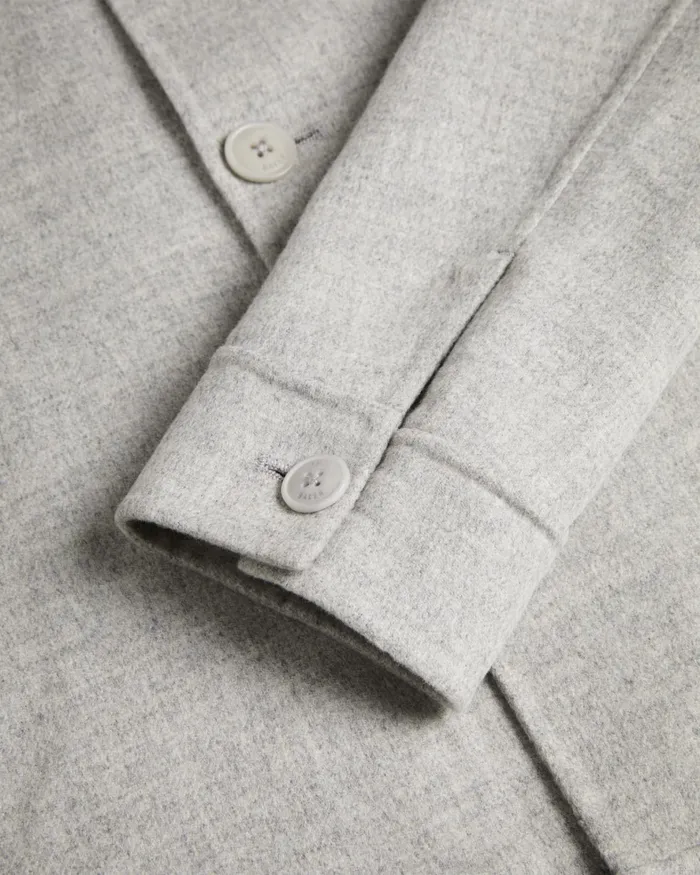 Men SHARPOW 8211 Wool Blend Collared Jacket Greymarl Ted Baker Coats and Jackets Men SHARPOW 8211 Wool Blend Collared Jacket Greymarl Ted Baker Coats and Jackets