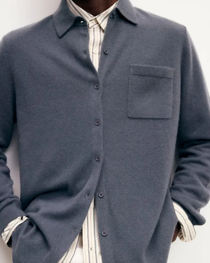 Men Shirts and TShirts From Future Long Sleeve Shirt Storm Grey