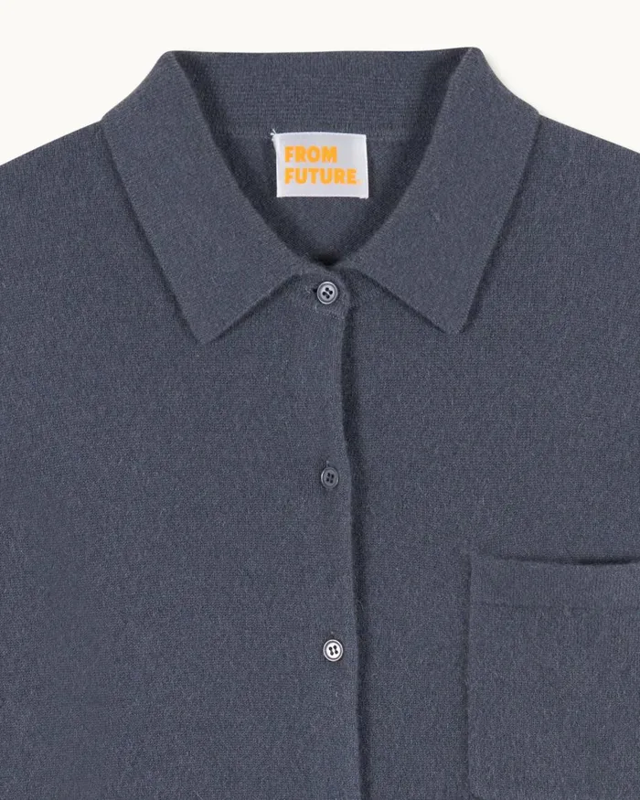 Men Shirts and TShirts From Future Long Sleeve Shirt Storm Grey