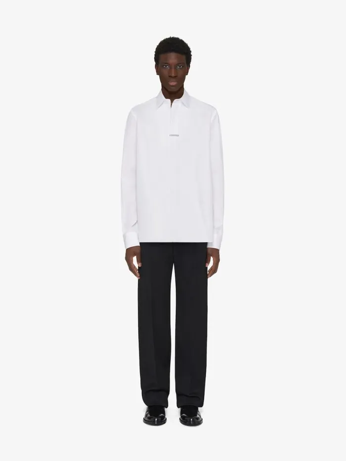 Men Shirts Givenchy Shirt In Poplin White