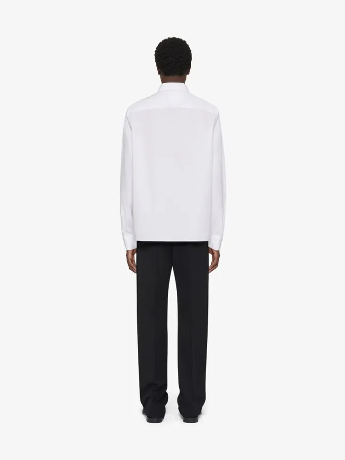 Men Shirts Givenchy Shirt In Poplin White
