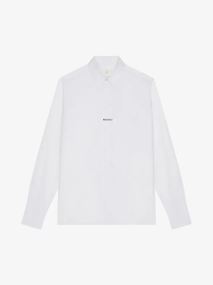 Men Shirts Givenchy Shirt In Poplin White