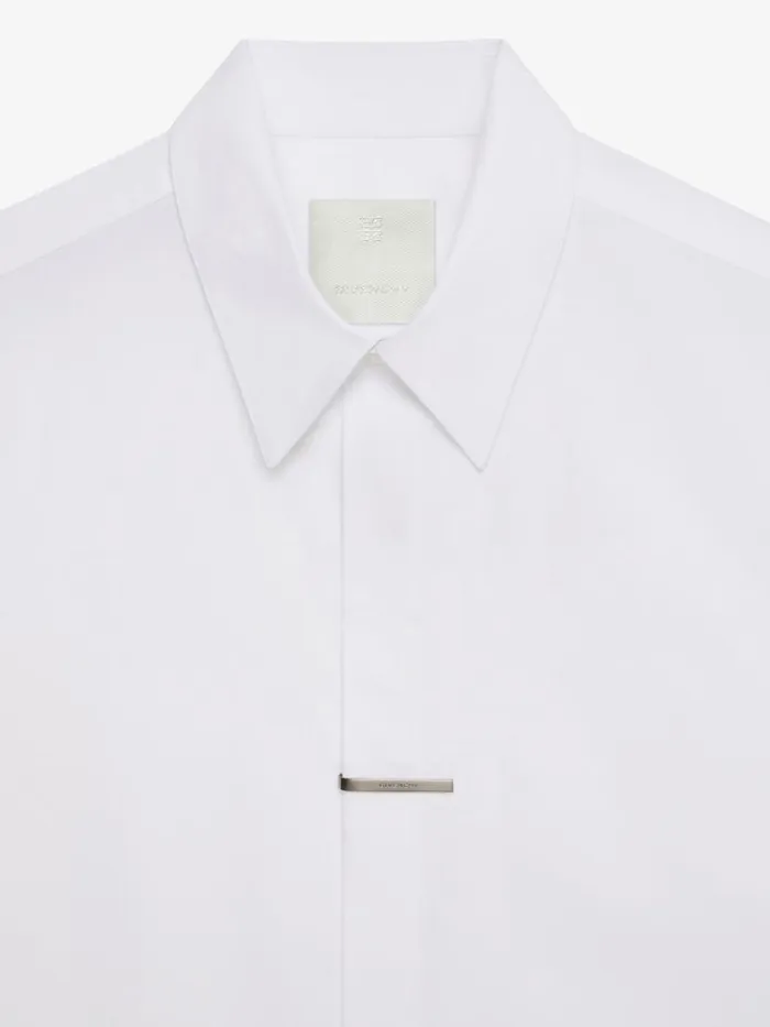 Men Shirts Givenchy Shirt In Poplin White