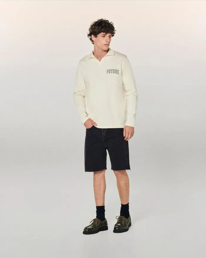 Men Shorts From Future Jack Jean Shorts Black