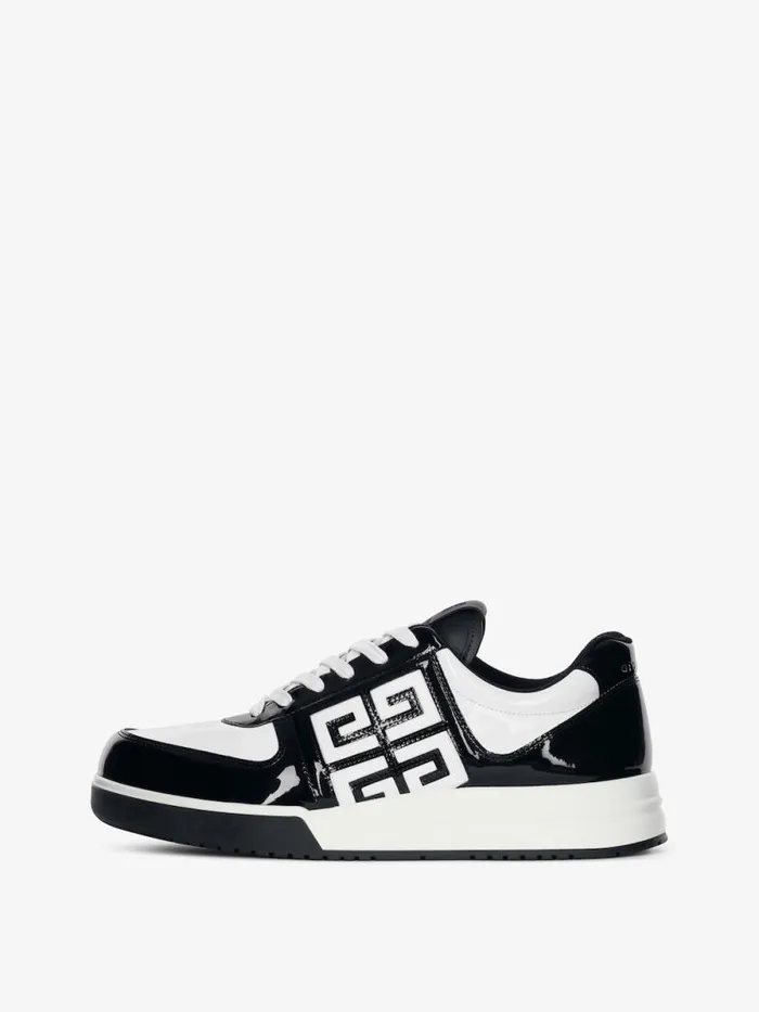 Men Sneakers Givenchy G4 Sneakers In Patent Leather Blackwhite Men Sneakers Givenchy G4 Sneakers In Patent Leather Blackwhite