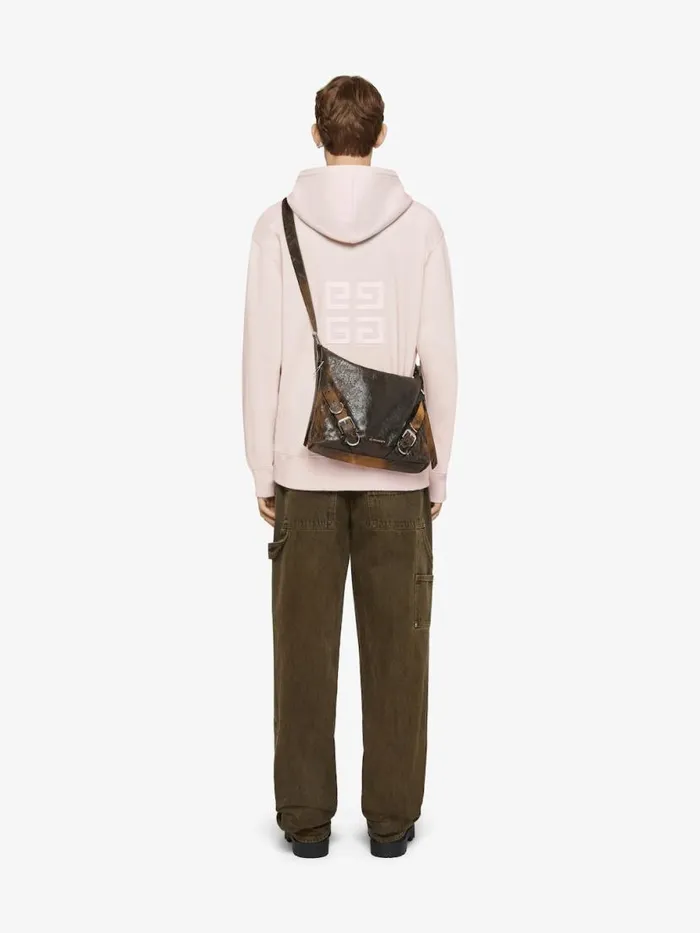 Men Sweatshirts and Hoodies Givenchy GIVENCHY 4G Slim Fit Hoodie In Fleece Nude Pink