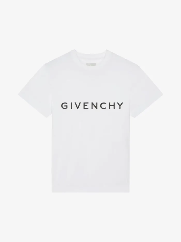 Men TShirts Givenchy GIVENCHY Archetype Slim Fit Tshirt In Cotton White
