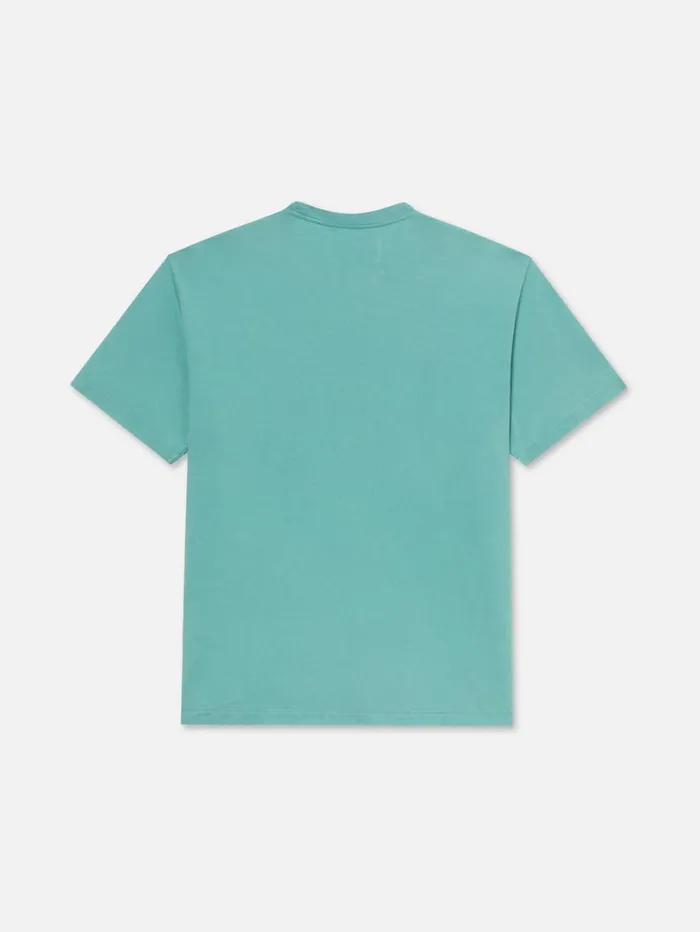 Men Tees FRAME Vintage Tee 8212 Aqua Blue