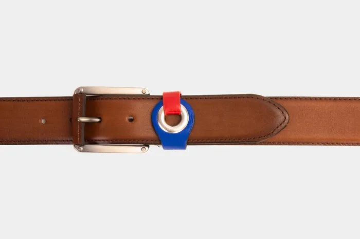Men The Jackie Tan Leather Belt Vinci Leather Dress Shoes