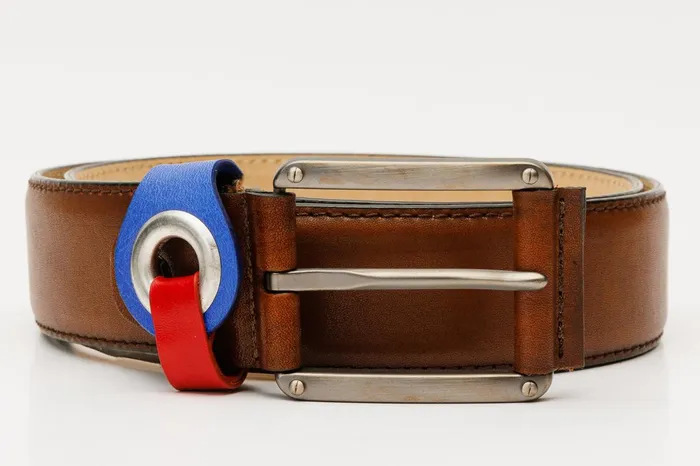 Men The Jackie Tan Leather Belt Vinci Leather Dress Shoes