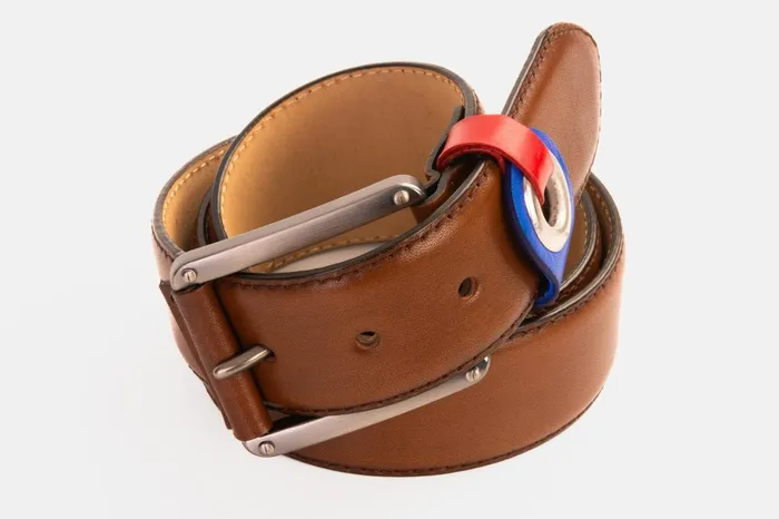 Men The Jackie Tan Leather Belt Vinci Leather Dress Shoes