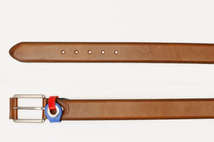 Men The Jackie Tan Leather Belt Vinci Leather Dress Shoes