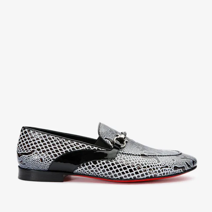 Men The Milano BlackWhite Shoe Bit Loafer Shoe Vinci Leather Best Sellers