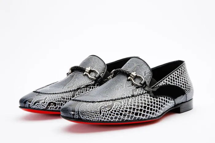 Men The Milano BlackWhite Shoe Bit Loafer Shoe Vinci Leather Best Sellers